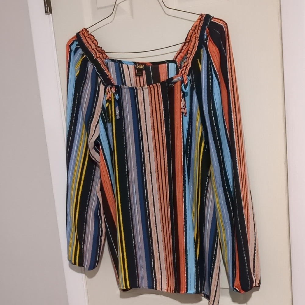 Lee Multicolor Striped Blouse